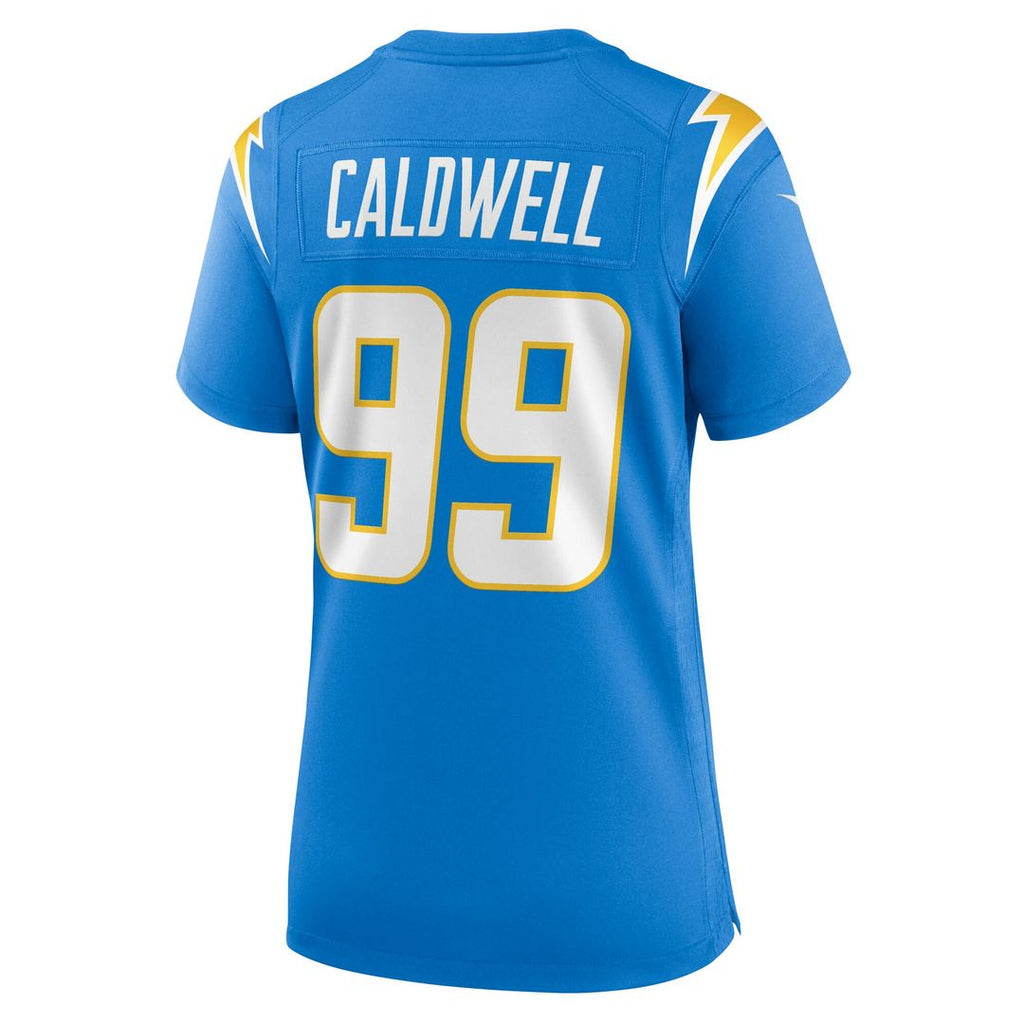 Jamaree Caldwell Los Angeles Chargers Nike Women's Team Game Jersey - Powder Blue Official NFL Team Apparel Football Fan Gear
