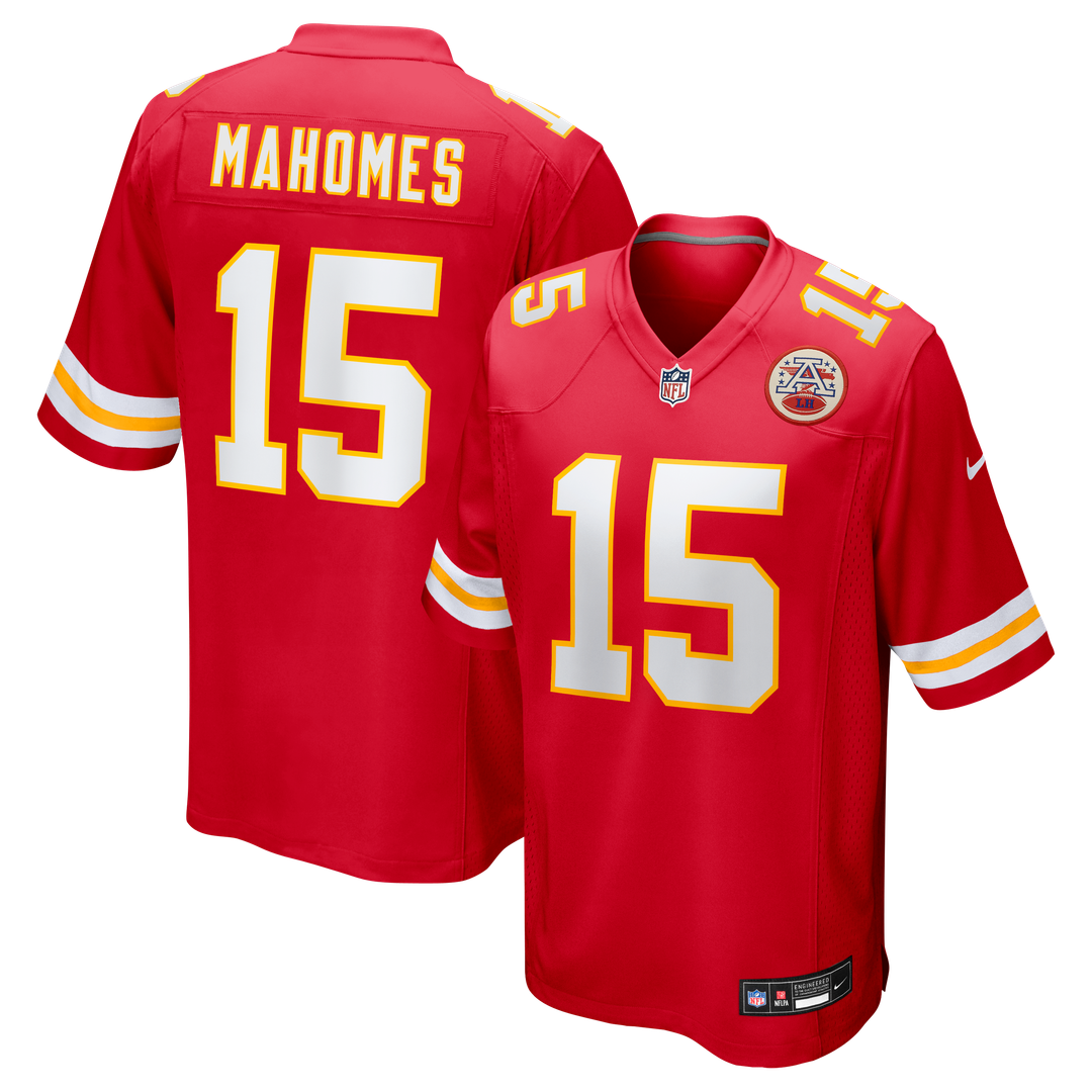 Patrick Mahomes Kansas City Chiefs Nike Game Jersey - Red Official NFL Team Apparel Football Fan Gear