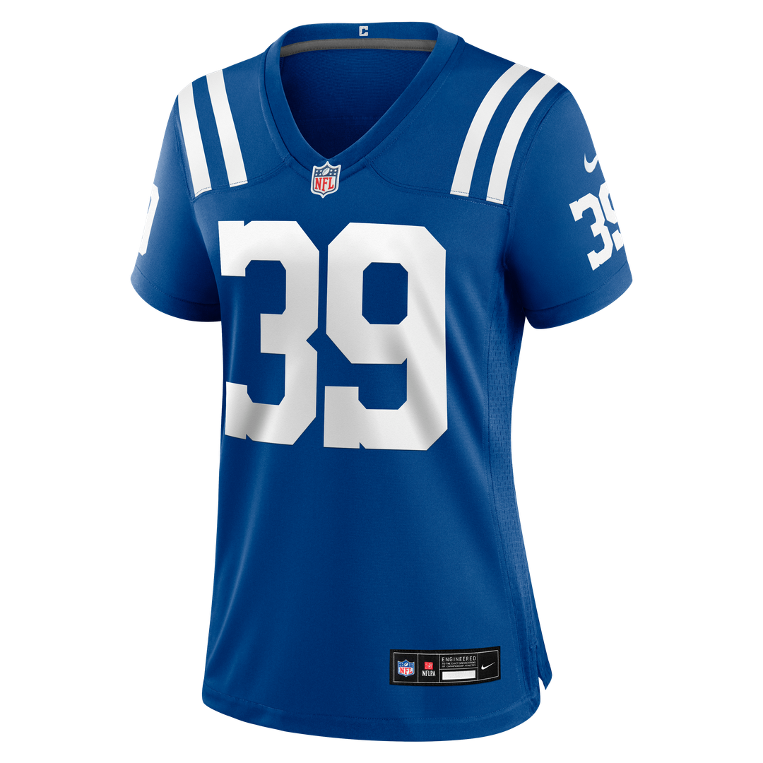 George Odum Indianapolis Colts Nike Women's Team Game Jersey - Royal Official NFL Team Apparel Football Fan Gear