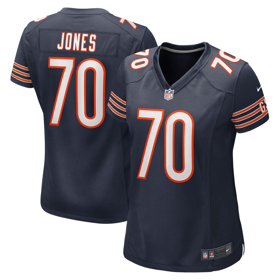 Braxton Jones Chicago Bears Nike Women's Game Player Jersey - Navy Official NFL Team Apparel Football Fan Gear