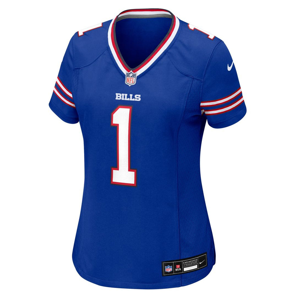 Number 1 Mom Buffalo Bills Nike Women's Game Jersey - Royal Official NFL Team Apparel Football Fan Gear
