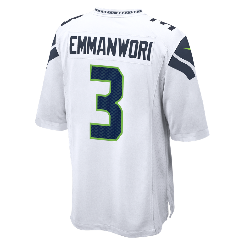 Nick Emmanwori Seattle Seahawks Nike Game Jersey - White Official NFL Team Apparel Football Fan Gear