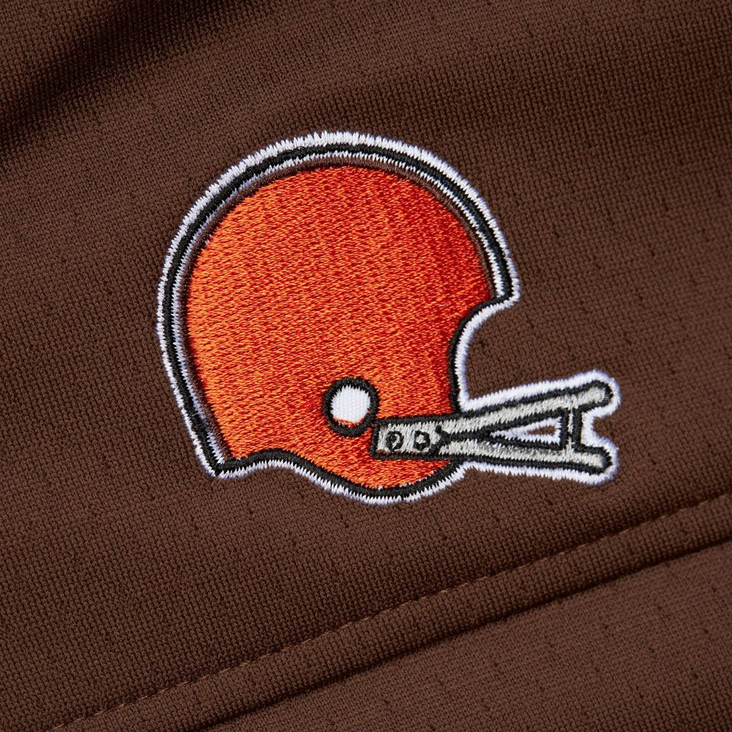 Jim Brown Cleveland Browns Mitchell & Ness Player Name & Number Hoodie Legacy Jersey - Brown Official NFL Team Apparel Football Fan Gear