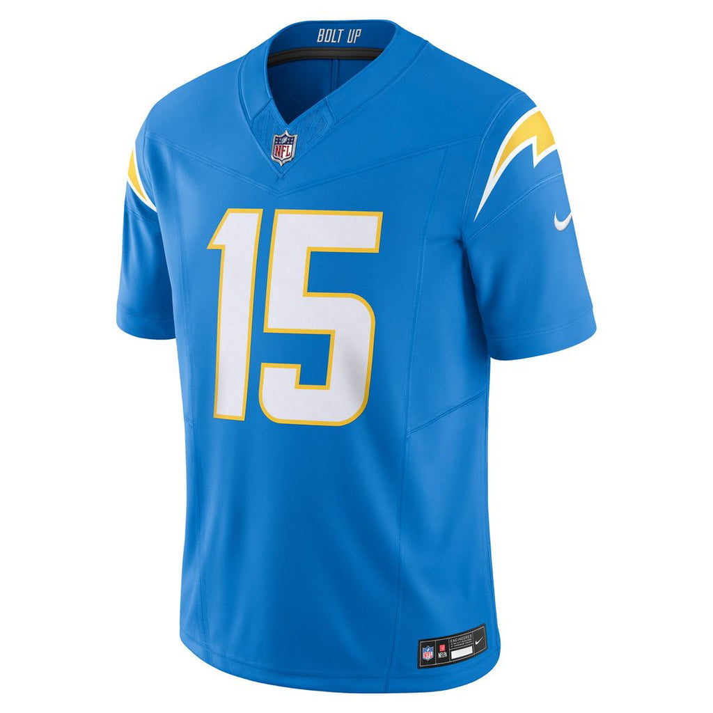 Ladd McConkey Los Angeles Chargers Nike Team Vapor F.U.S.E. Limited Jersey - Powder Blue Official NFL Team Apparel Football Fan Gear