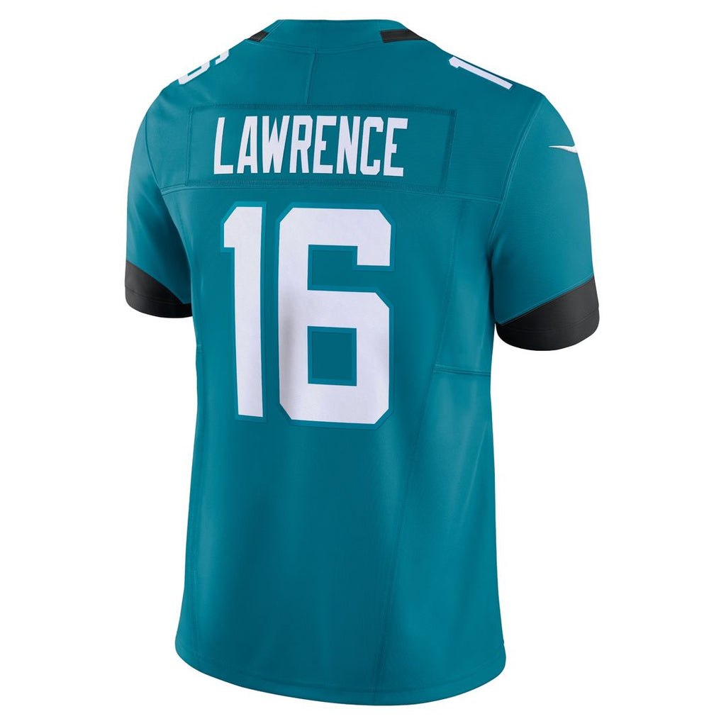 Trevor Lawrence Jacksonville Jaguars Nike Vapor F.U.S.E. Limited Jersey - Teal Official NFL Team Apparel Football Fan Gear