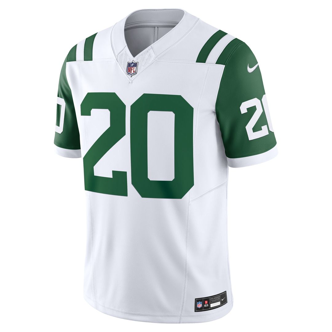 Breece Hall New York Jets Nike Classic Alternate Vapor F.U.S.E. Limited Jersey - White Official NFL Team Apparel Football Fan Gear