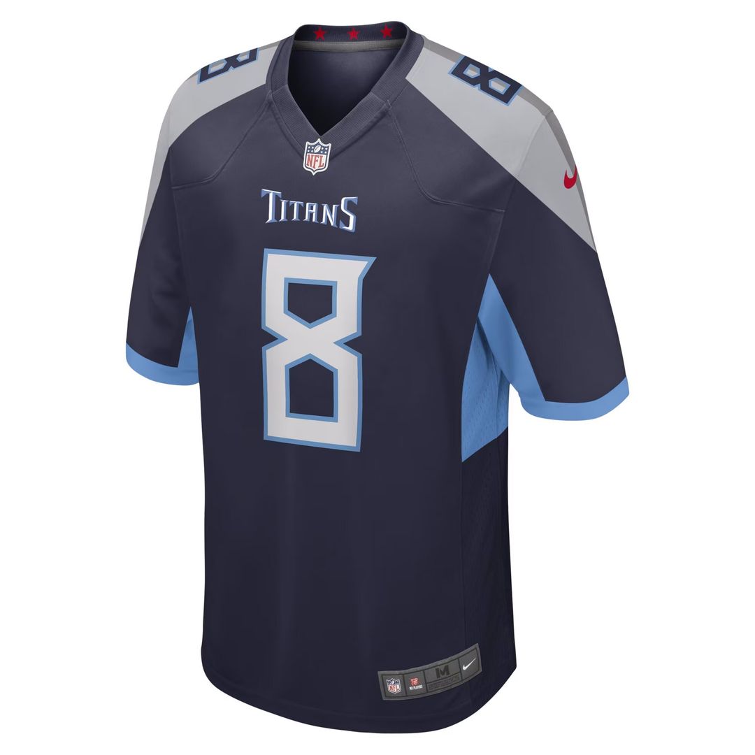 Will Levis Tennessee Titans Nike Youth Game Jersey - Navy Official NFL Team Apparel Football Fan Gear