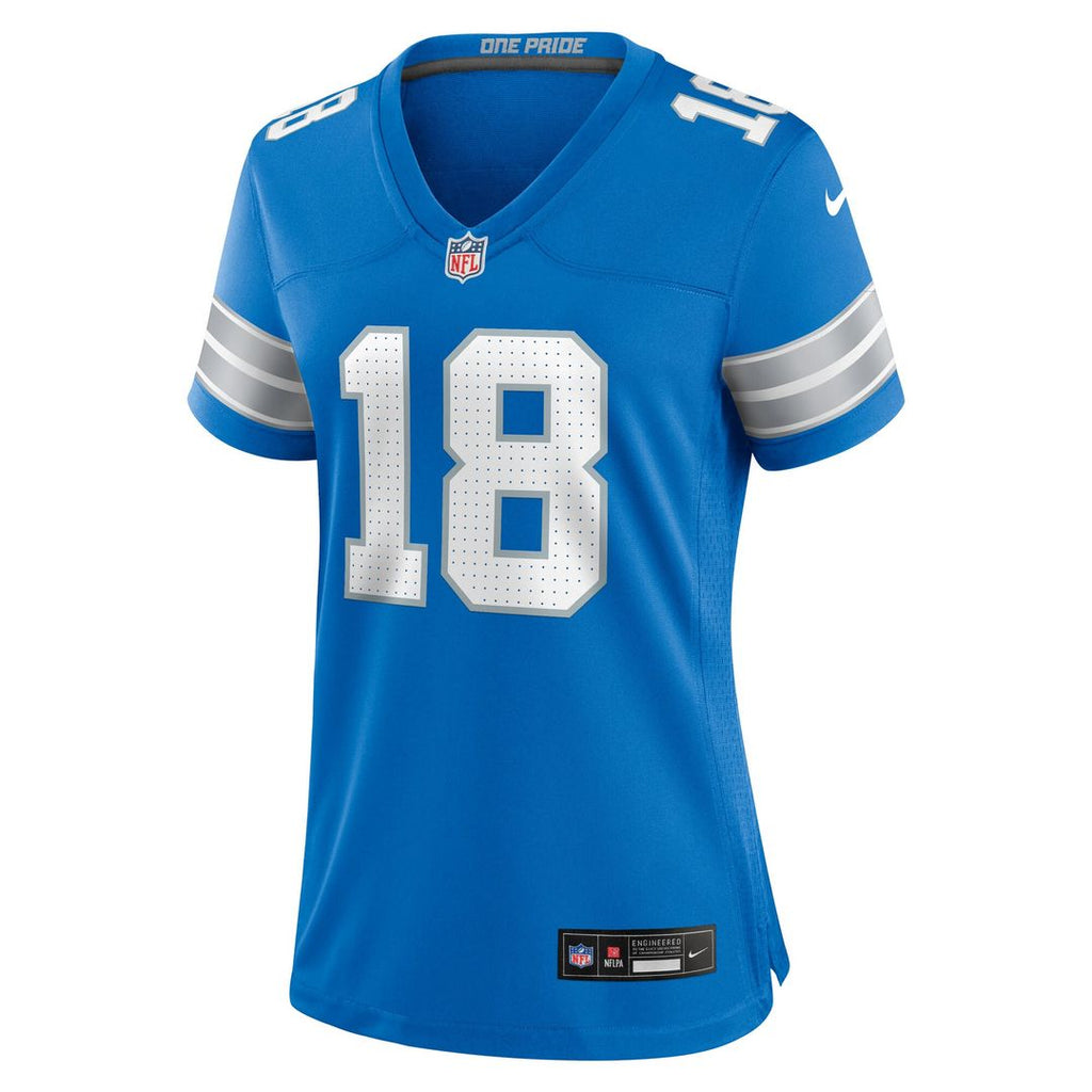 Isaac TeSlaa Detroit Lions Nike Women's Game Player Jersey - Blue Official NFL Team Apparel Football Fan Gear