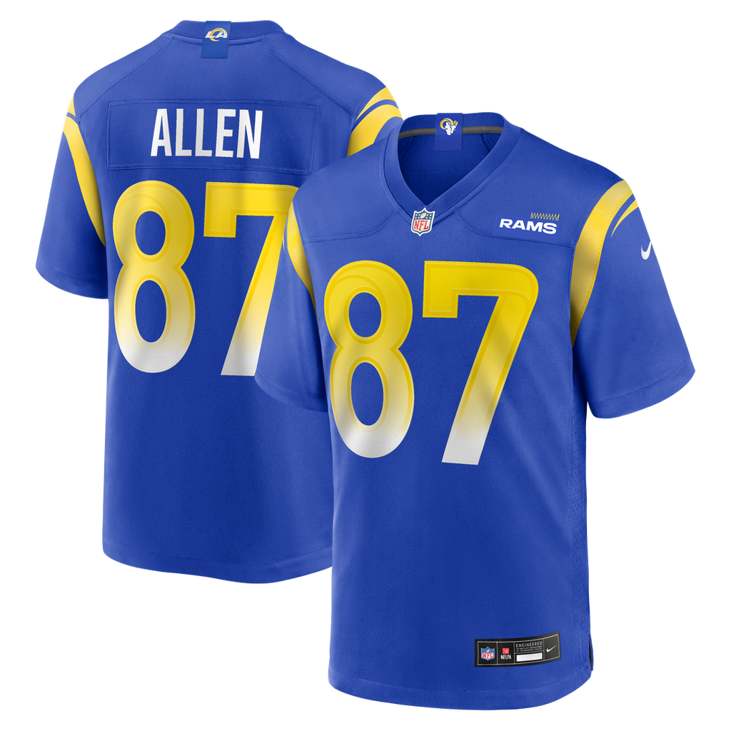 Davis Allen Los Angeles Rams Nike Home Game Jersey - Royal Official NFL Team Apparel Football Fan Gear