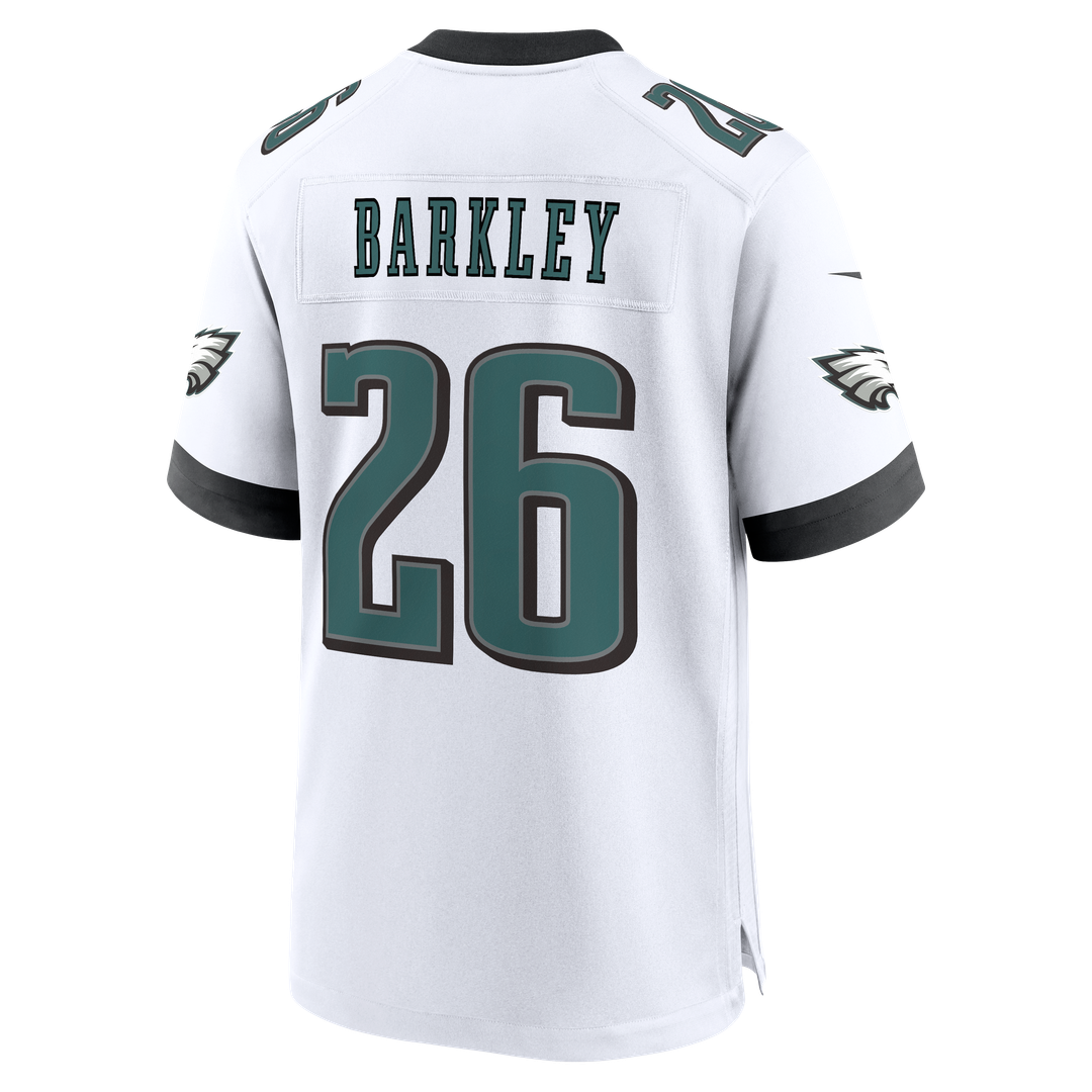 Saquon Barkley Philadelphia Eagles Nike Game Jersey - White Official NFL Team Apparel Football Fan Gear