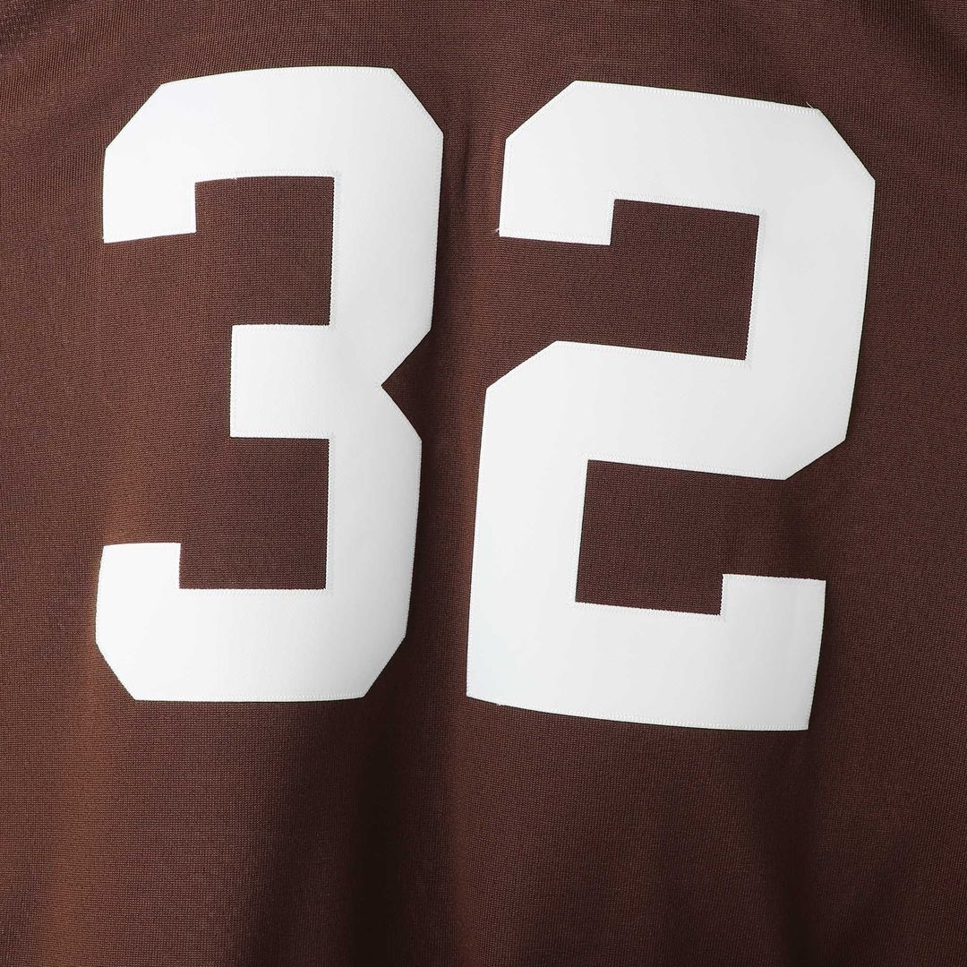 Jim Brown Cleveland Browns 1964 Mitchell & Ness Authentic Throwback Retired Player Jersey - Brown Official NFL Team Apparel Football Fan Gear