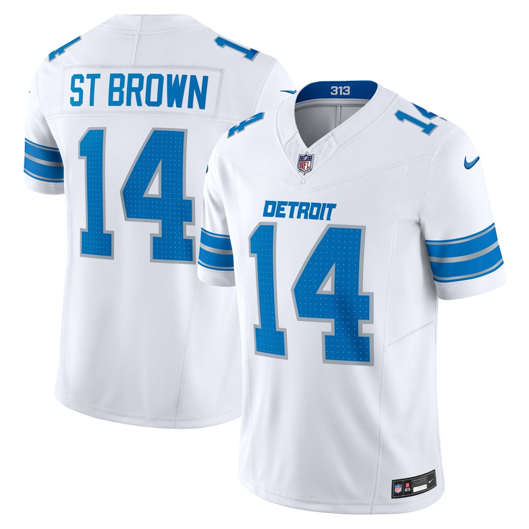Amon-Ra St. Brown Detroit Lions Nike 2nd Alternate Vapor F.U.S.E. Limited Jersey - Black Official NFL Team Apparel Football Fan Gear