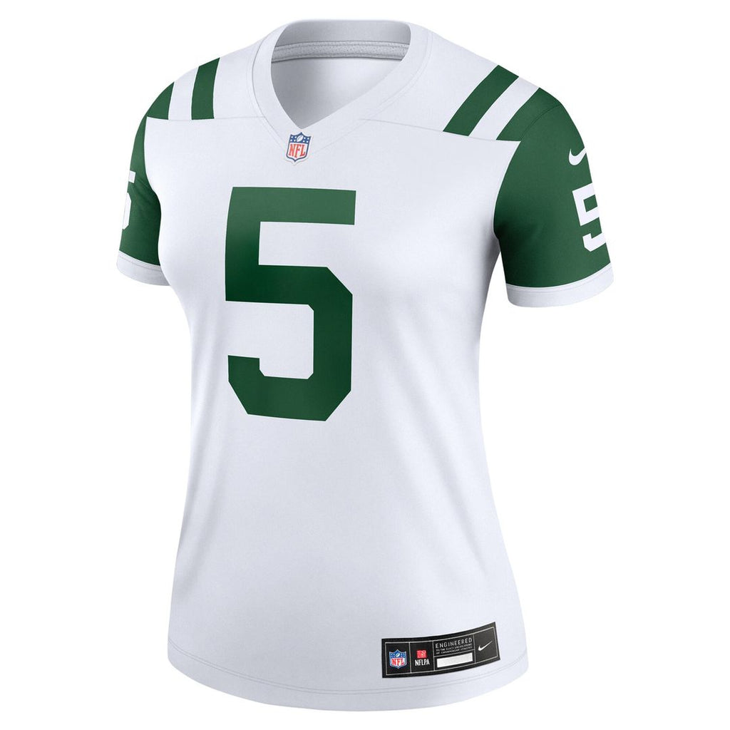 Garrett Wilson New York Jets Nike Women's Alternate Legend Player Performance Top - Classic Alternate White NFL Fan Gear Popular Style