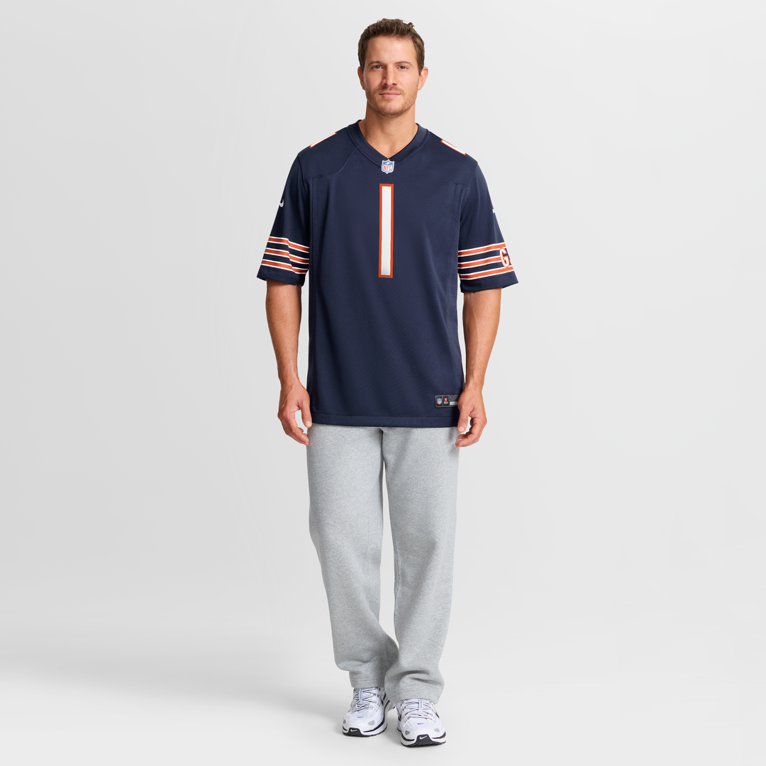 Number 1 Groom Chicago Bears Nike Game Jersey - Navy Official NFL Team Apparel Football Fan Gear