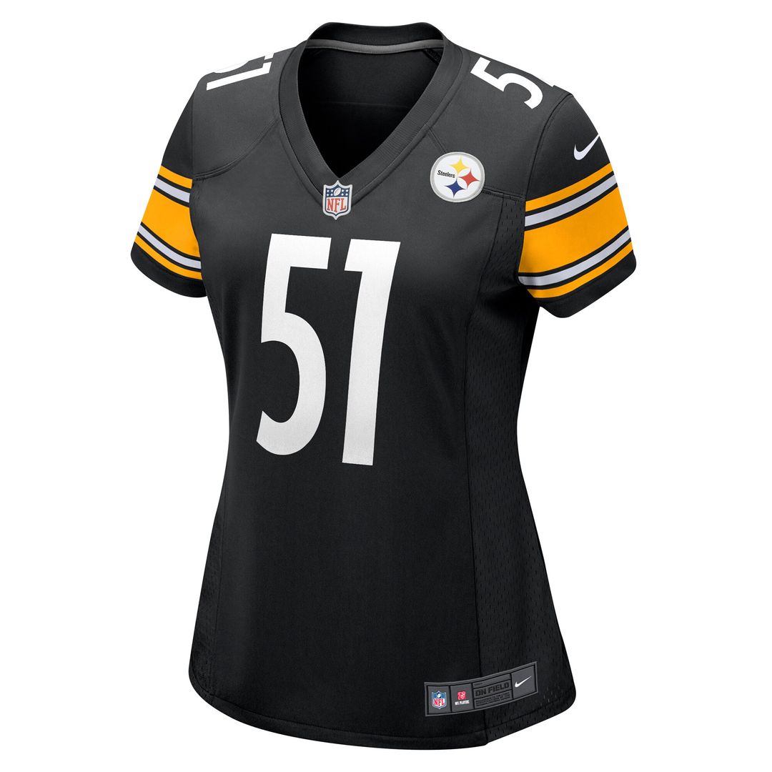 Nick Herbig Pittsburgh Steelers Nike Women's Game Jersey - Black Official NFL Team Apparel Football Fan Gear