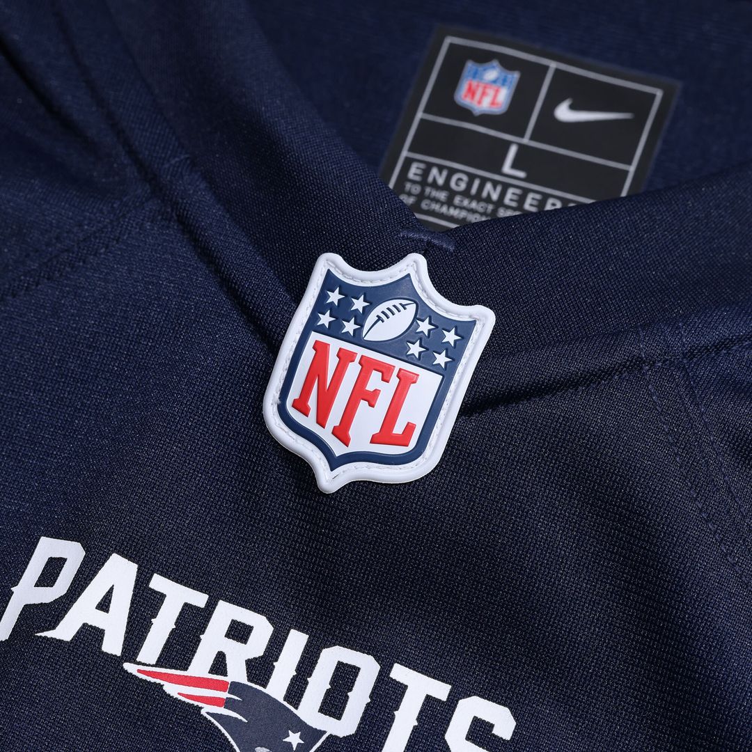 Bryce Baringer New England Patriots Nike Team Game Jersey - Navy Official NFL Team Apparel Football Fan Gear