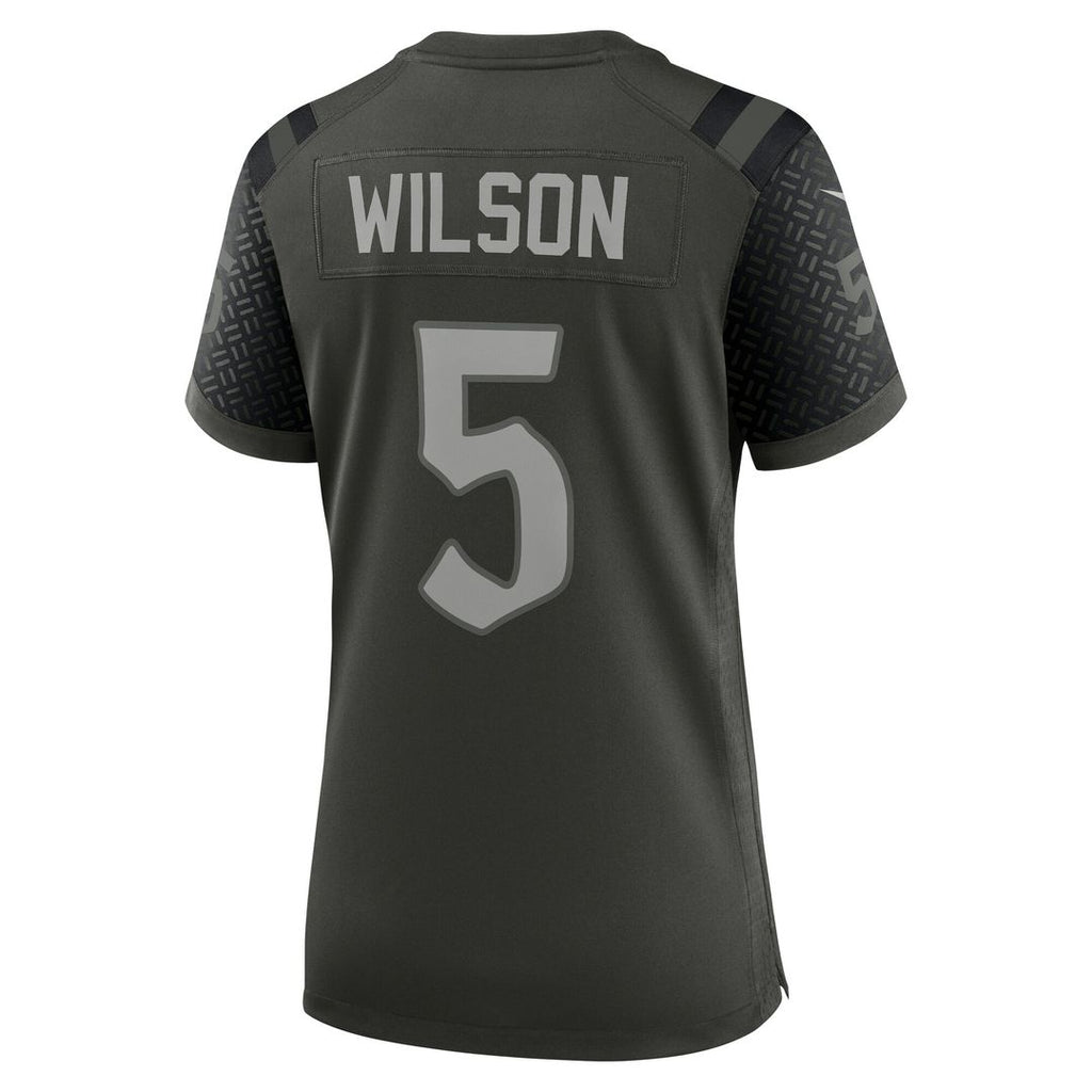 Garrett Wilson New York Jets Nike Women's 2025 Rivalries Collection Game Jersey - Gotham Green Official NFL Team Apparel Football Fan Gear