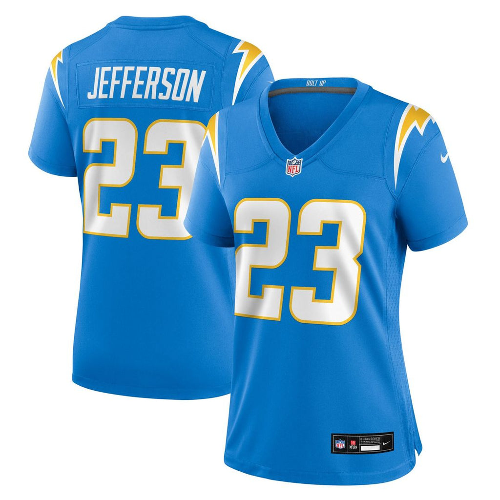 Tony Jefferson Los Angeles Chargers Nike Women's Team Game Jersey - Powder Blue Official NFL Team Apparel Football Fan Gear