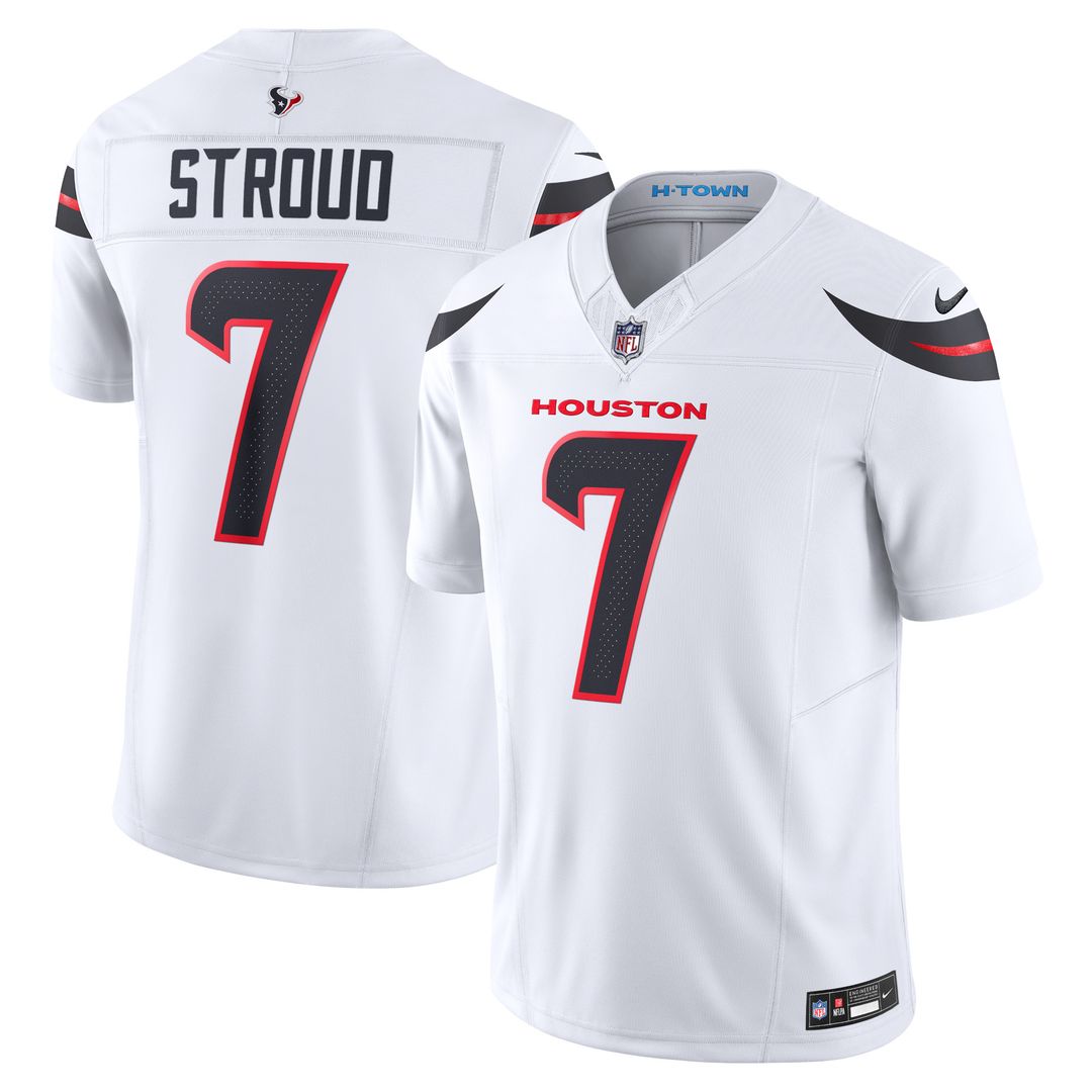 C.J. Stroud Houston Texans Nike Vapor F.U.S.E. Limited Jersey - White Official NFL Team Apparel Football Fan Gear