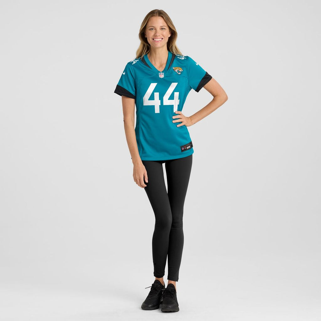 Travon Walker Jacksonville Jaguars Nike Women's Player Jersey - Teal Official NFL Team Apparel Football Fan Gear