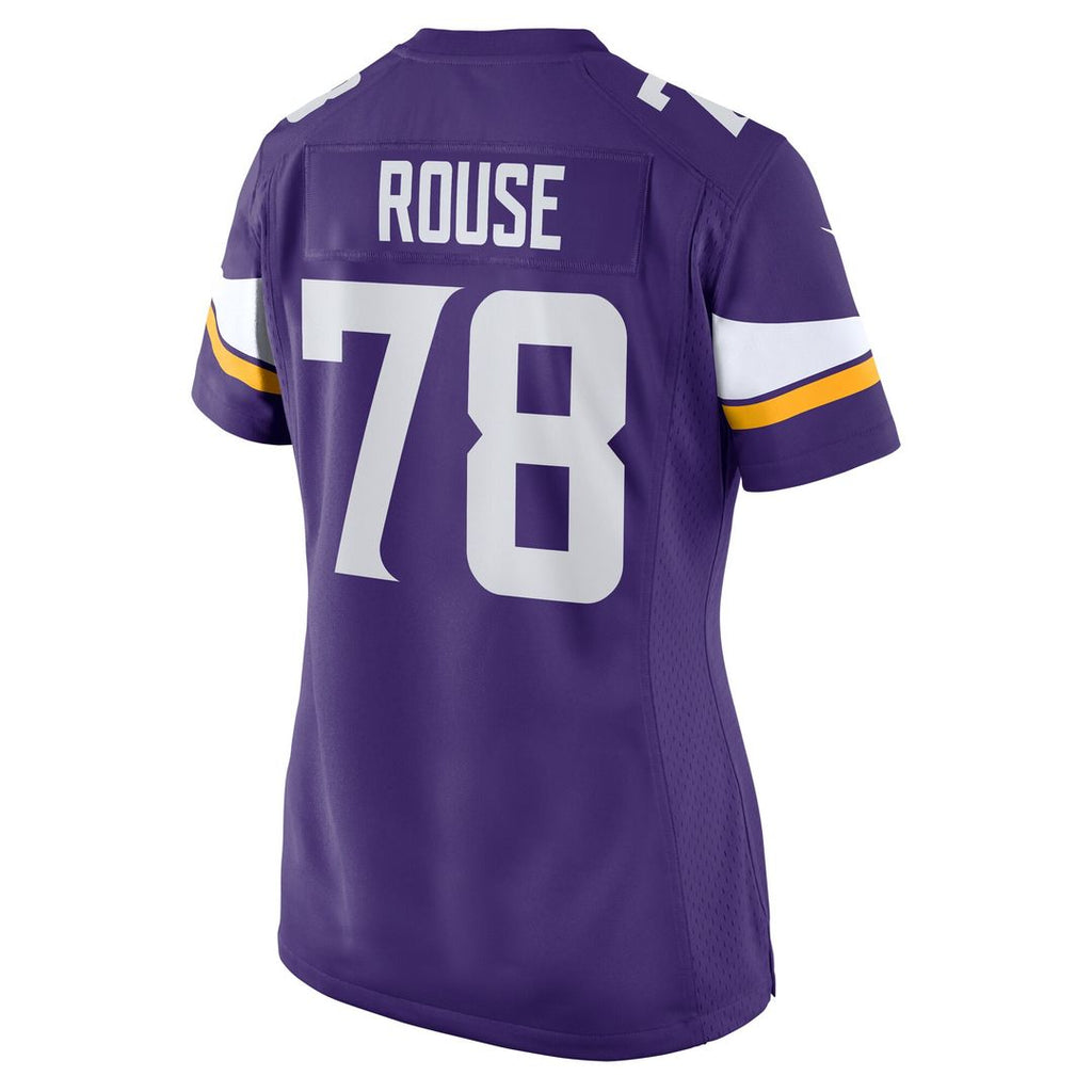 Walter Rouse Minnesota Vikings Nike Women's Game Jersey - Purple Official NFL Team Apparel Football Fan Gear