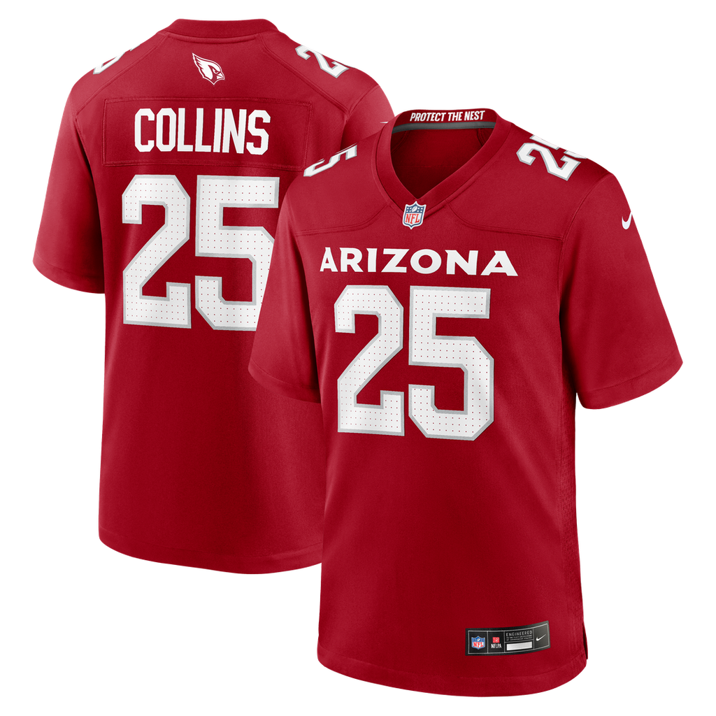 Zaven Collins Arizona Cardinals Nike Home Game Jersey - Cardinal Official NFL Team Apparel Football Fan Gear