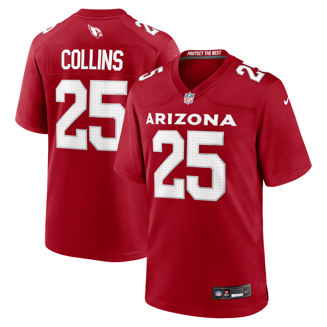 Zaven Collins Arizona Cardinals Nike Home Game Jersey - Cardinal Official NFL Team Apparel Football Fan Gear