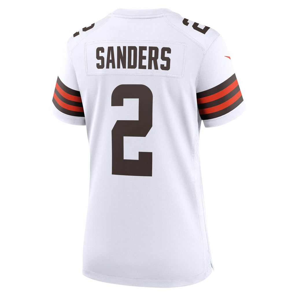 Shedeur Sanders Cleveland Browns Nike Women's Game Jersey - White Official NFL Team Apparel Football Fan Gear