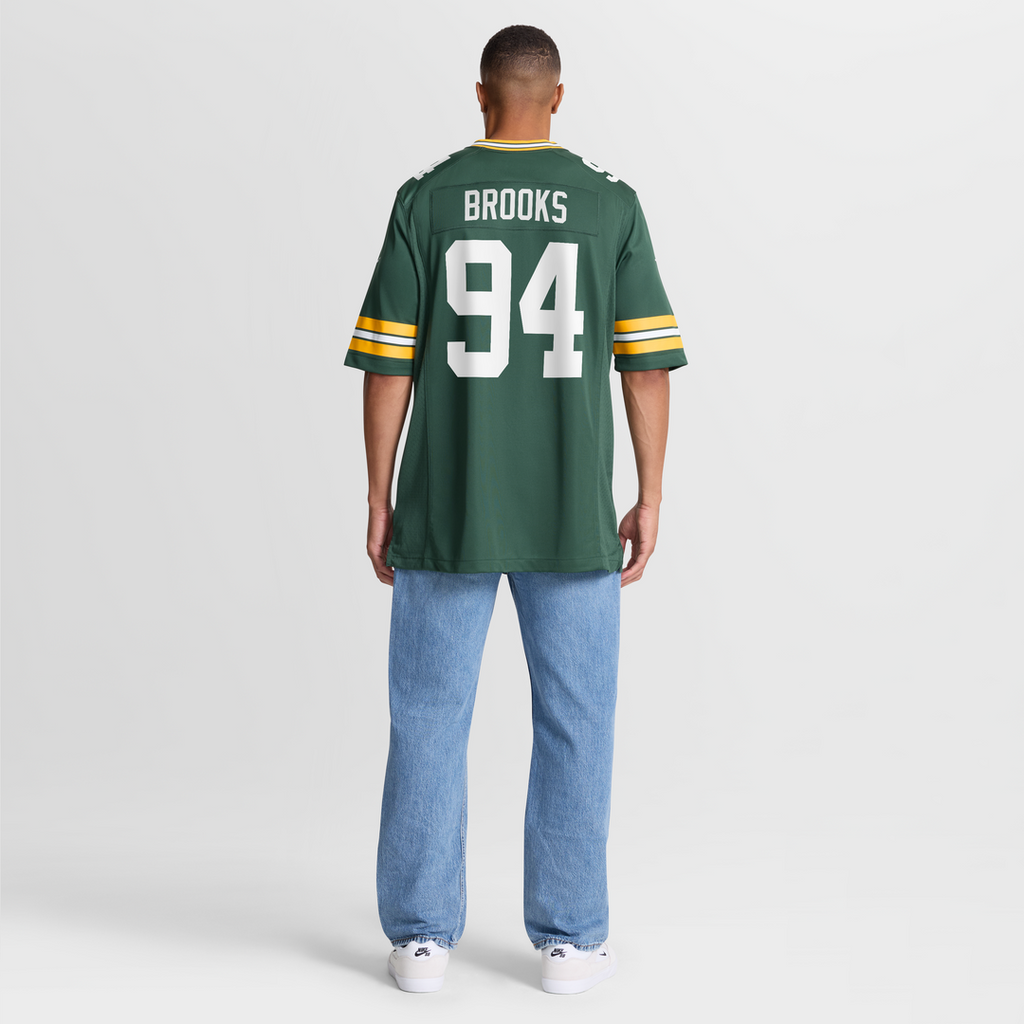 Karl Brooks Green Bay Packers Nike Game Jersey - Green Official NFL Team Apparel Football Fan Gear