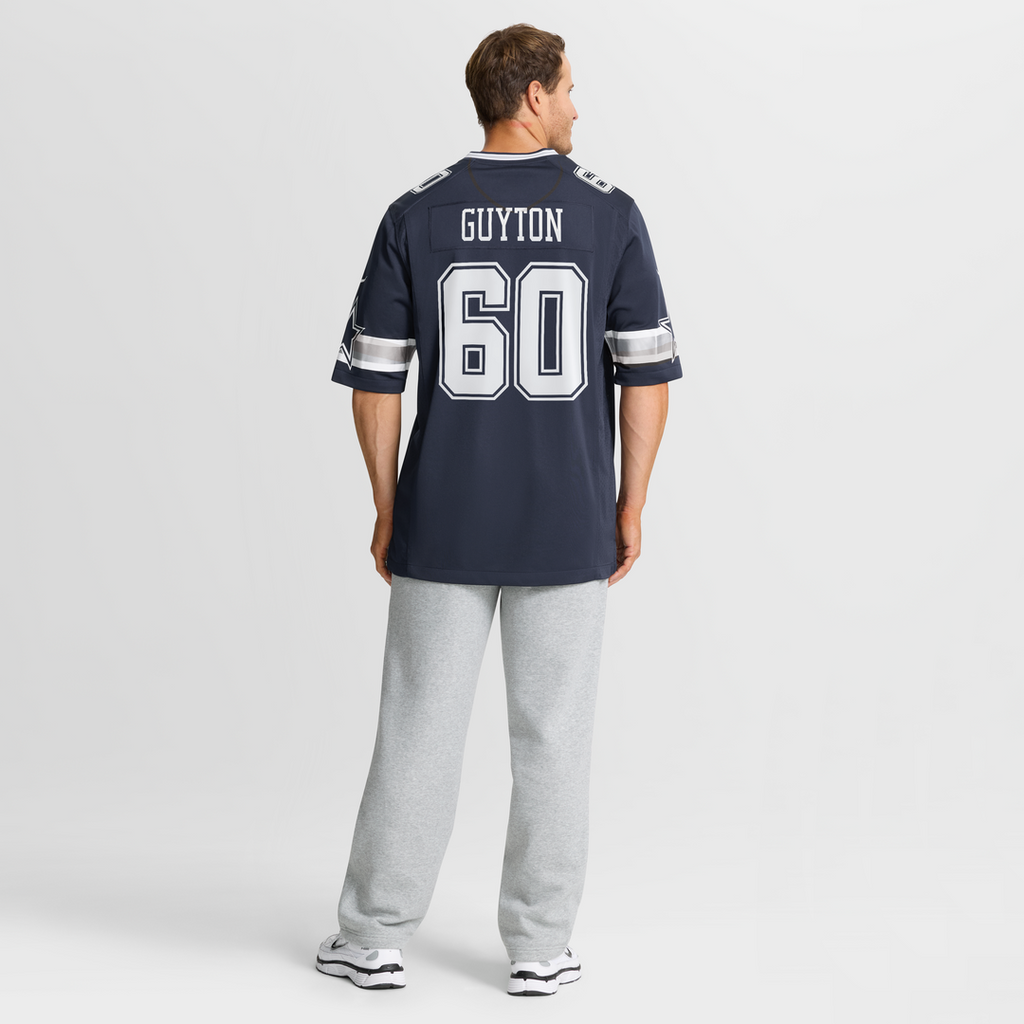 Tyler Guyton Dallas Cowboys Nike Player Game Jersey - Navy Official NFL Team Apparel Football Fan Gear