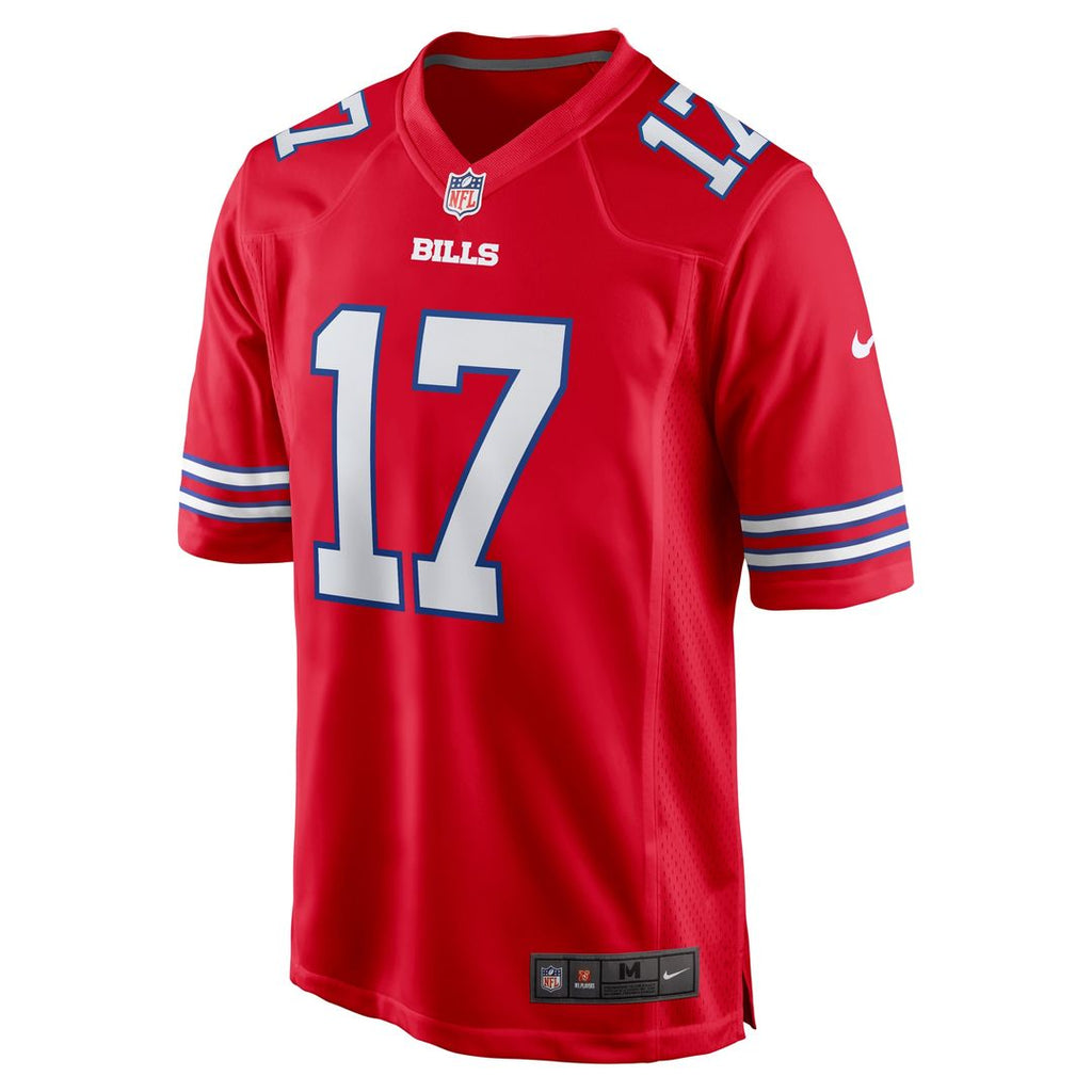Josh Allen Buffalo Bills Nike Alternate Game Jersey - Red Official NFL Team Apparel Football Fan Gear