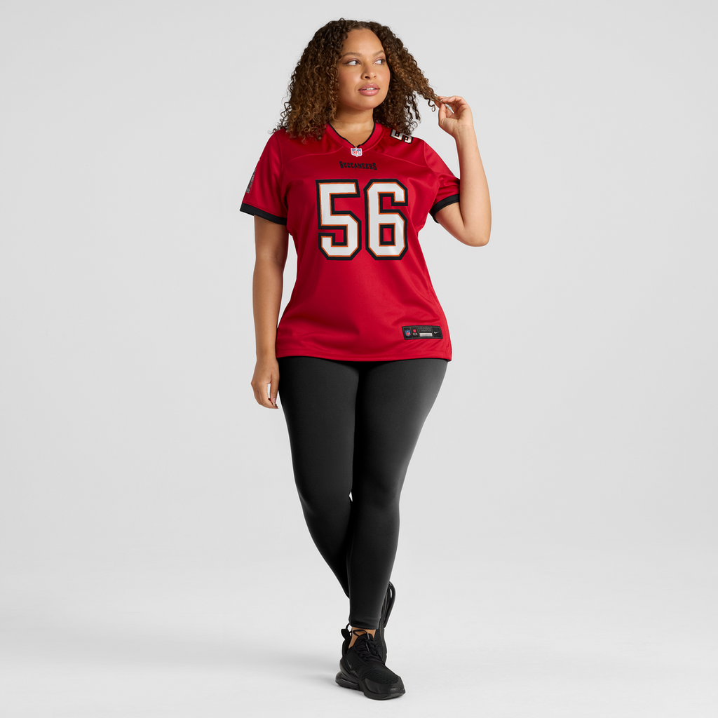 Benton Whitley Tampa Bay Buccaneers Nike Women's Team Game Jersey - Red Official NFL Team Apparel Football Fan Gear