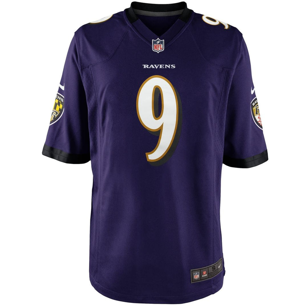 Justin Tucker Baltimore Ravens Nike Youth Game Jersey - Purple Official NFL Team Apparel Football Fan Gear