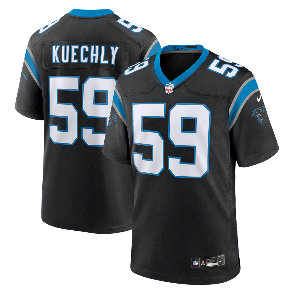 Luke Kuechly Carolina Panthers Nike Team Game Jersey - Black Official NFL Team Apparel Football Fan Gear