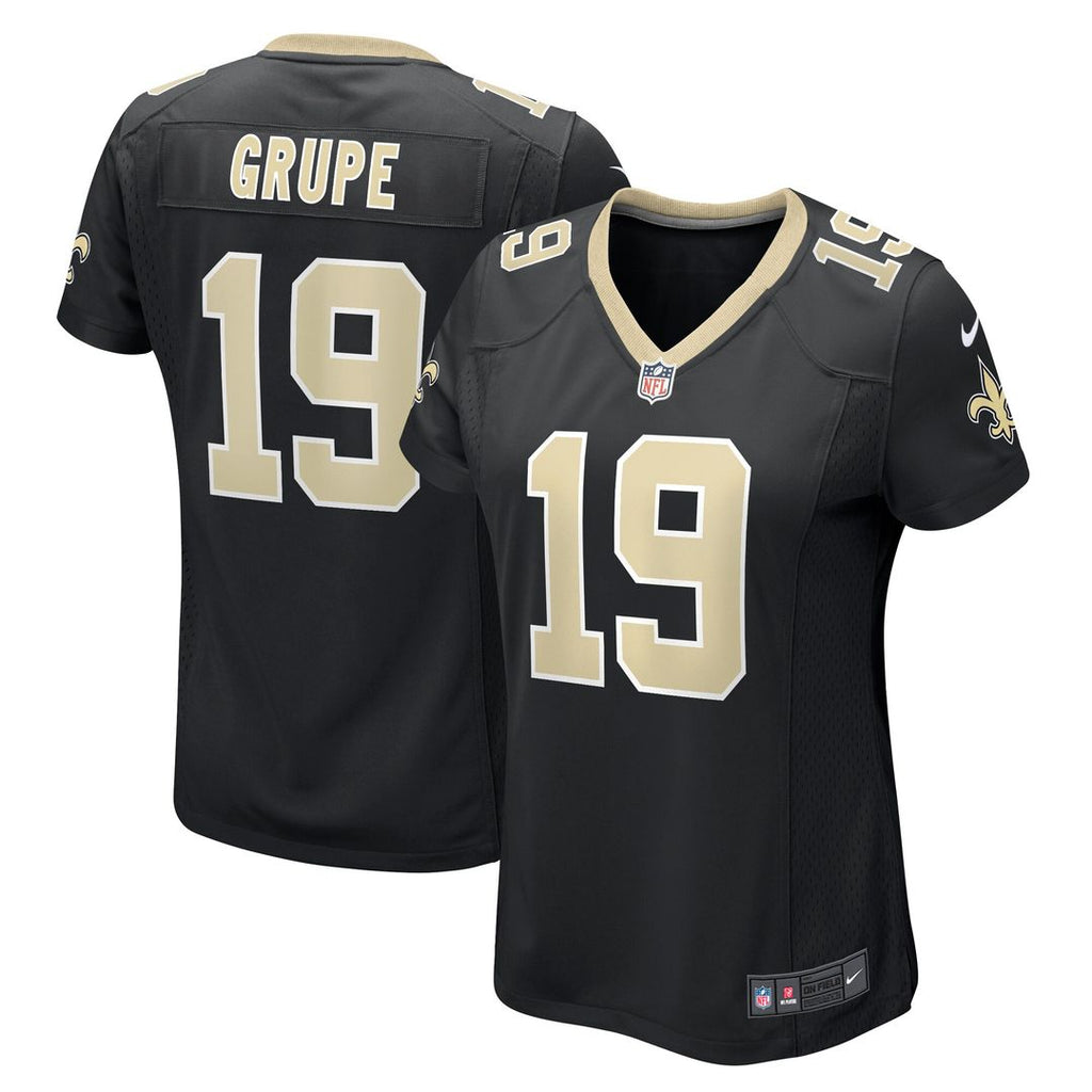 Blake Grupe New Orleans Saints Nike Women's Team Game Jersey - Black Official NFL Team Apparel Football Fan Gear