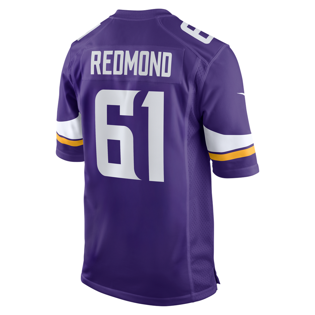 Jalen Redmond Minnesota Vikings Nike Game Jersey - Purple Official NFL Team Apparel Football Fan Gear