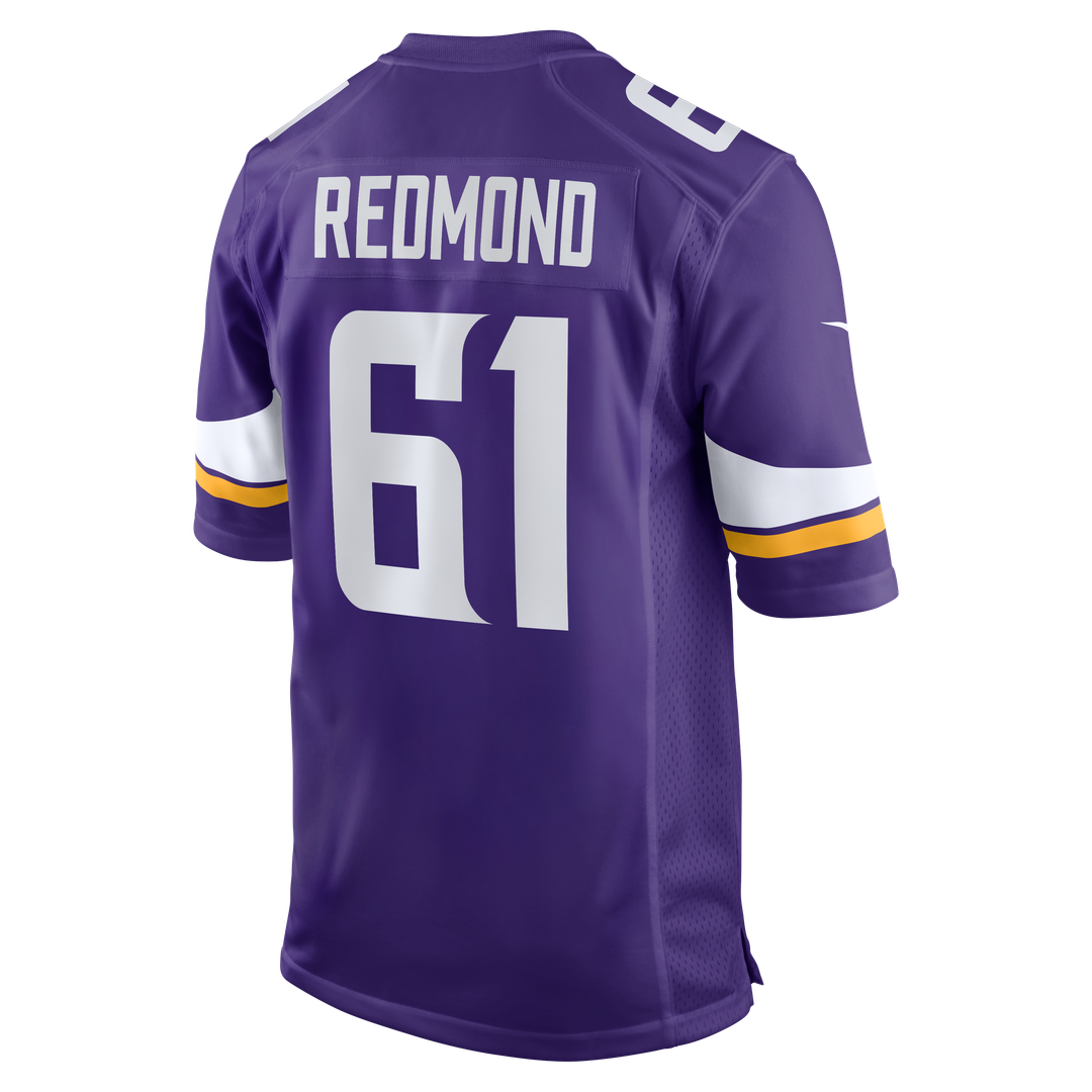 Jalen Redmond Minnesota Vikings Nike Game Jersey - Purple Official NFL Team Apparel Football Fan Gear