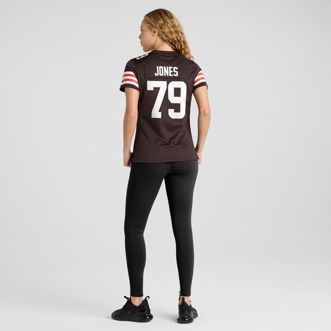 Dawand Jones Cleveland Browns Nike Women's Team Game Jersey - Brown Official NFL Team Apparel Football Fan Gear