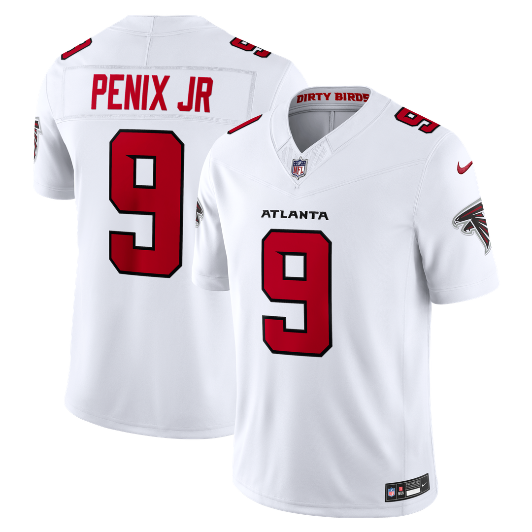 Michael Penix Jr. Atlanta Falcons Nike Vapor F.U.S.E. Stitched Limited Jersey - Red Official NFL Team Apparel Football Fan Gear