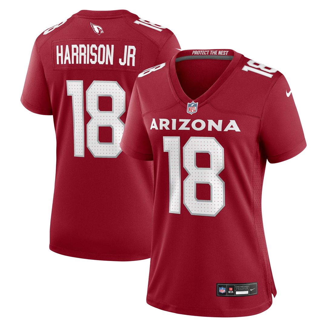 Marvin Harrison Jr. Arizona Cardinals Nike Women's Player Game Jersey - Cardinal Official NFL Team Apparel Football Fan Gear