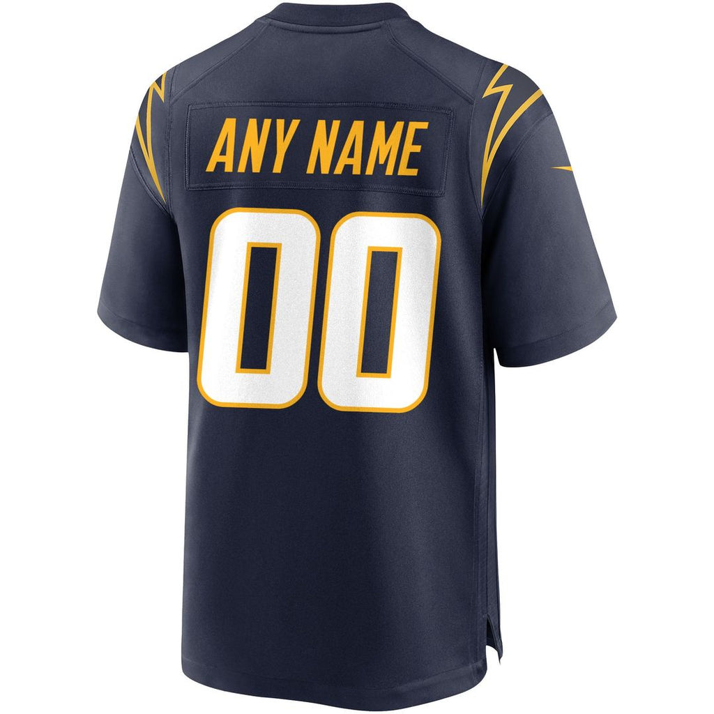 Los Angeles Chargers Nike Alternate Custom Game Jersey - Navy Official NFL Team Apparel Football Fan Gear