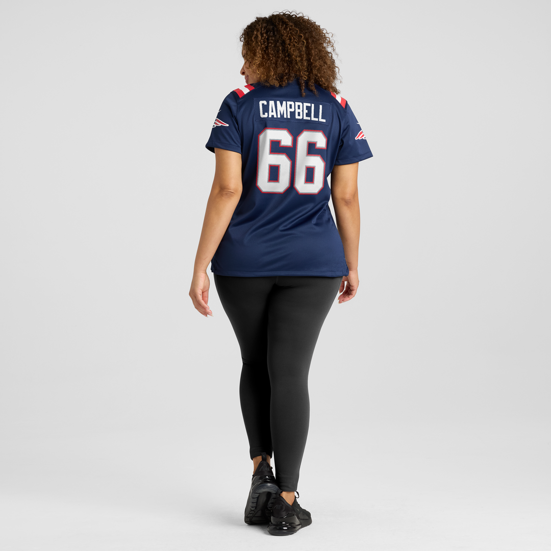 Will Campbell New England Patriots Nike Women's Team Game Jersey - Navy Official NFL Team Apparel Football Fan Gear