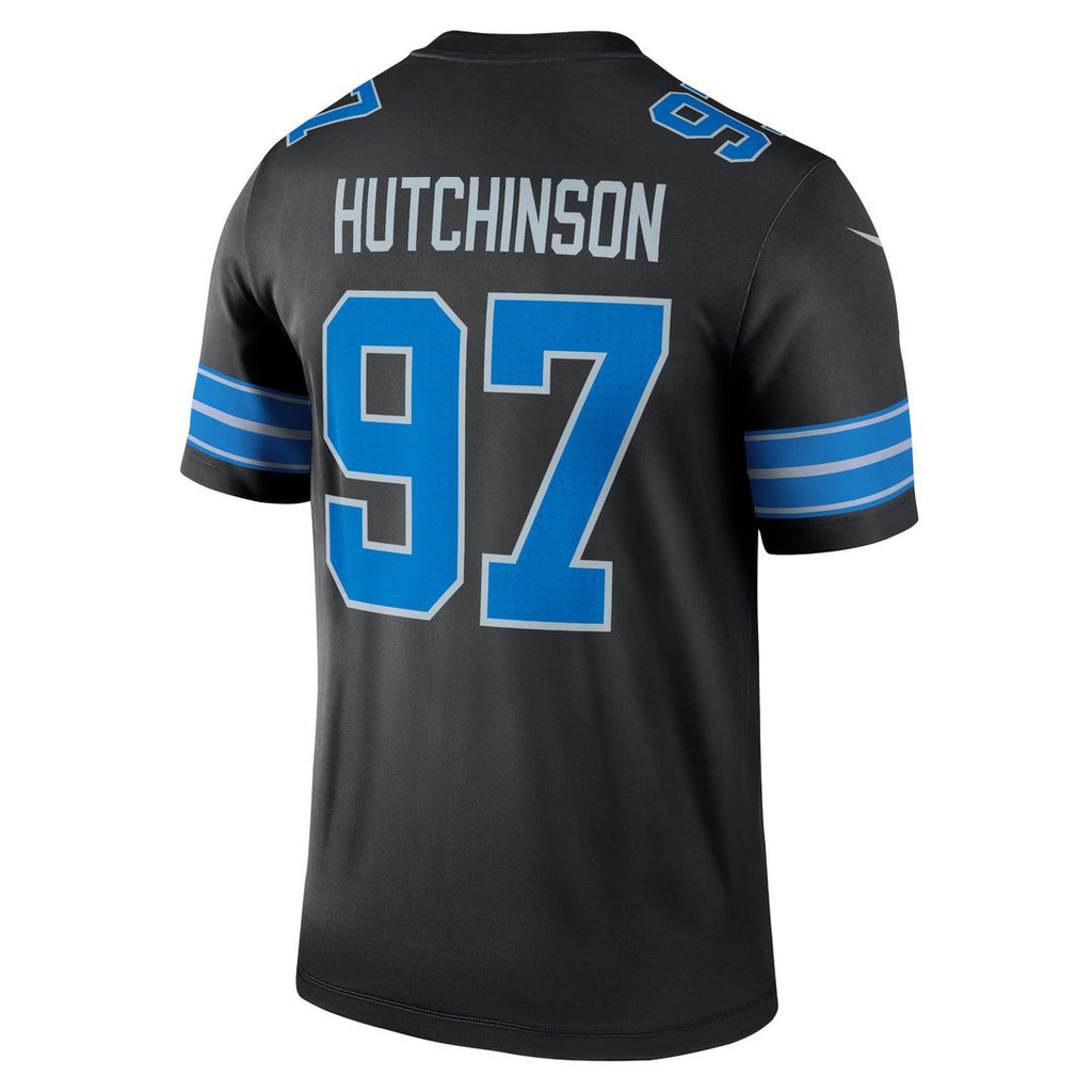 Aidan Hutchinson Detroit Lions Nike Legend Player Performance Top - Black NFL Fan Gear Popular Style
