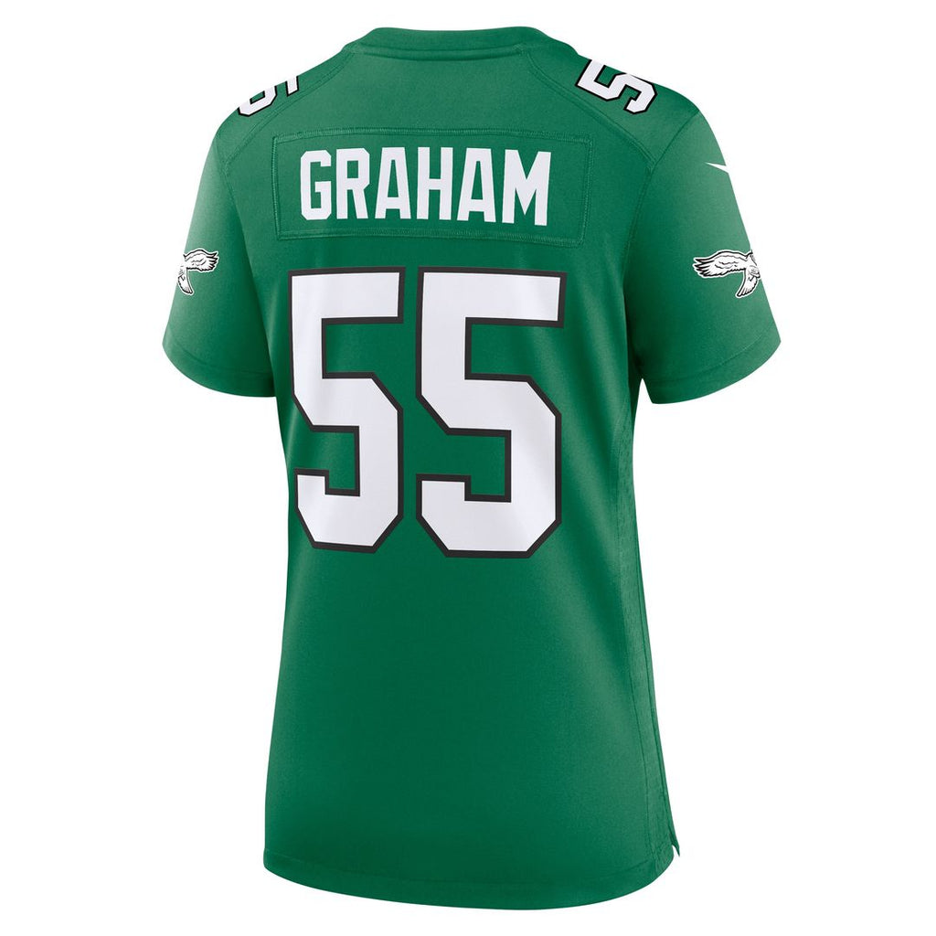 Brandon Graham Philadelphia Eagles Nike Women's Alternate Game Jersey - Kelly Green Official NFL Team Apparel Football Fan Gear