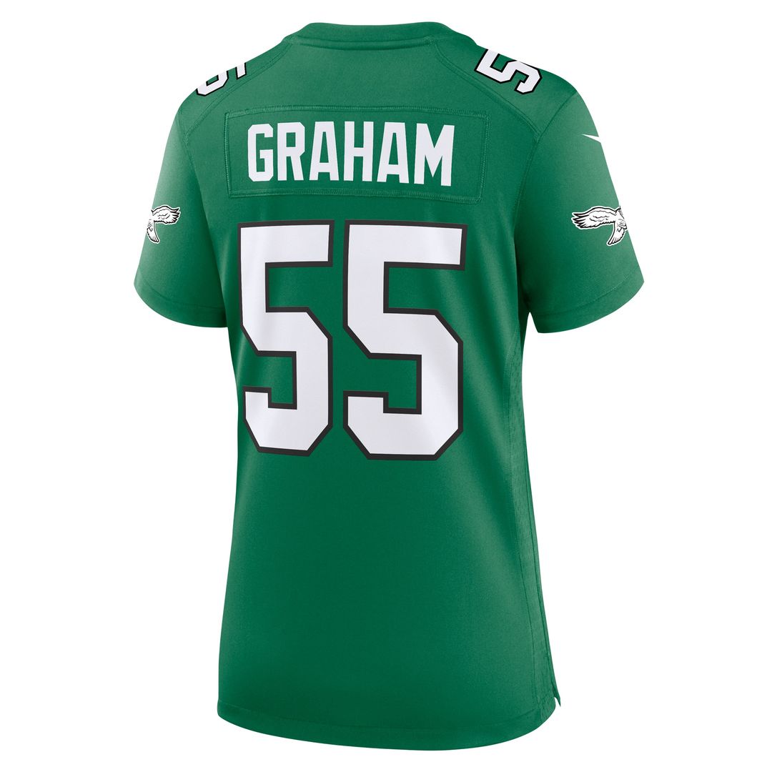 Brandon Graham Philadelphia Eagles Nike Women's Alternate Game Jersey - Kelly Green Official NFL Team Apparel Football Fan Gear