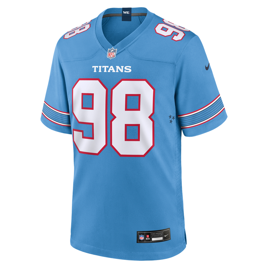 Jeffery Simmons Tennessee Titans Nike Game Jersey - White Official NFL Team Apparel Football Fan Gear