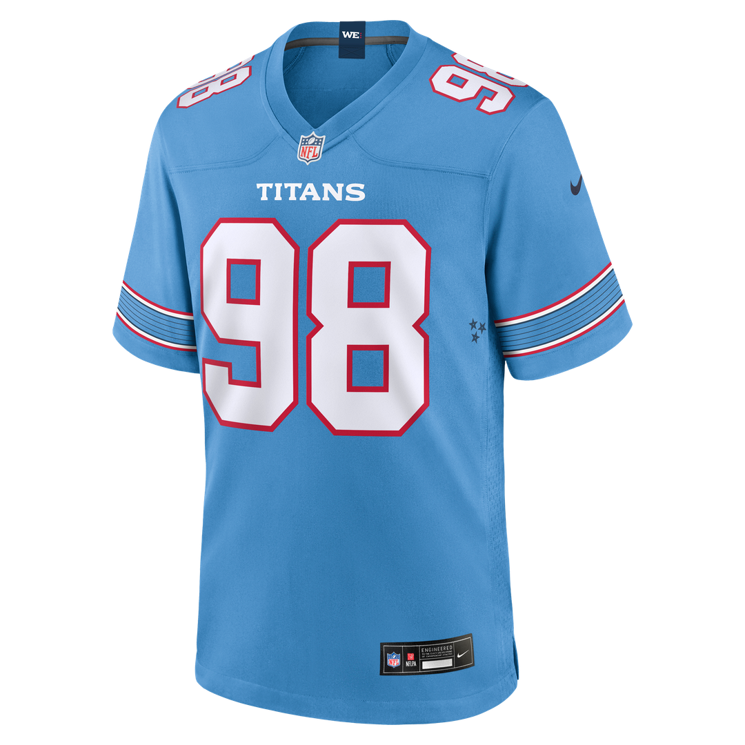 Jeffery Simmons Tennessee Titans Nike Game Jersey - White Official NFL Team Apparel Football Fan Gear