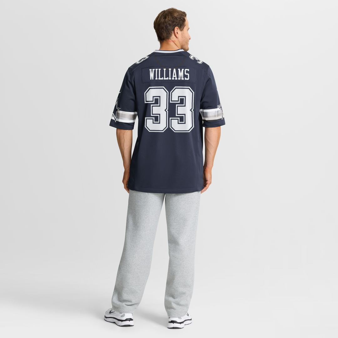 Javonte Williams Dallas Cowboys Nike Team Game Jersey - Navy Official NFL Team Apparel Football Fan Gear