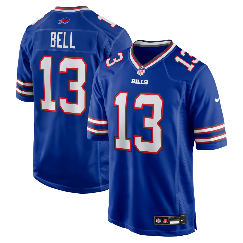 Skyler Bell Buffalo Bills Nike Team Game Jersey - Royal Official NFL Team Apparel Football Fan Gear