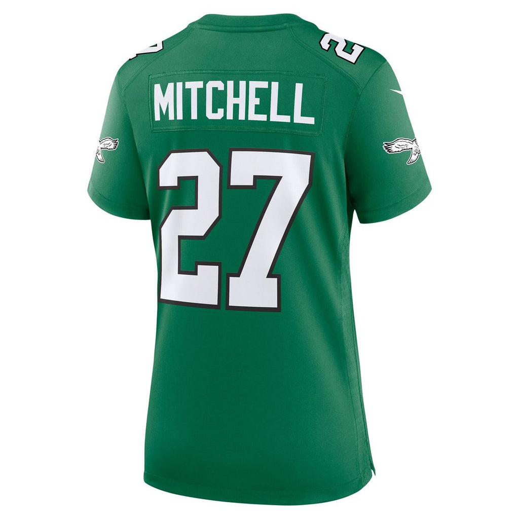 Quinyon Mitchell Philadelphia Eagles Nike Women's Alternate Game Jersey - Kelly Green Official NFL Team Apparel Football Fan Gear